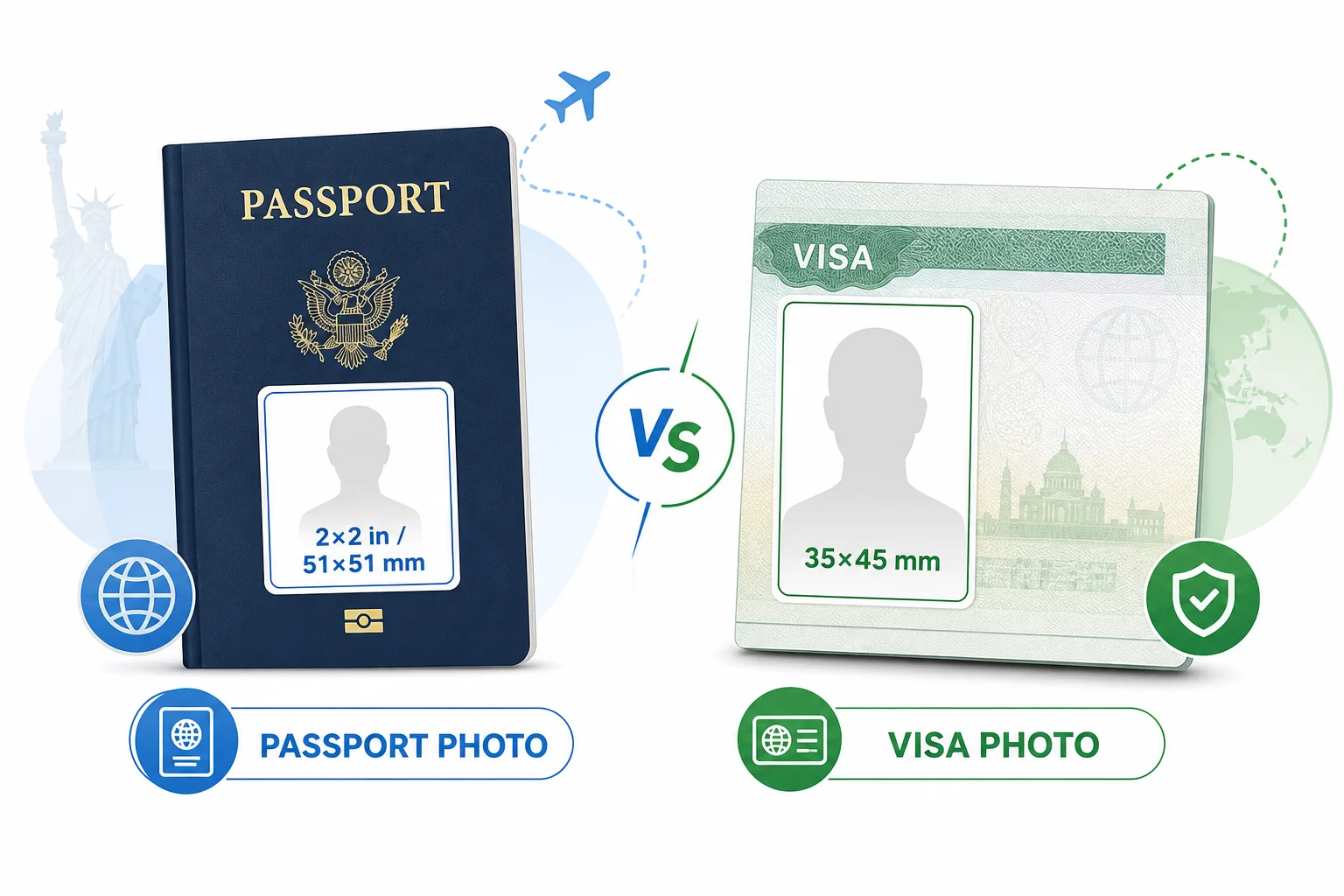 Passport Photo vs Visa Photo: What's the Difference? (2026 Guide)